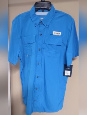 Magellan Outdoors Men's Angler Fit Fishing Shirt, XL Moisture Wicking Technology